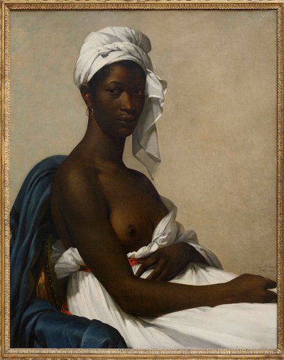 Ritratto di una donna nera da Marie Guilhelmine Benoist