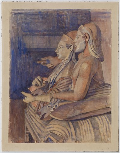Sarcofago etrusco al Louvre da Marie Henriques