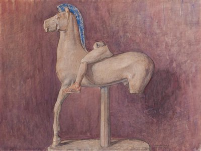 Cavallo con cavaliere (Museo dell
