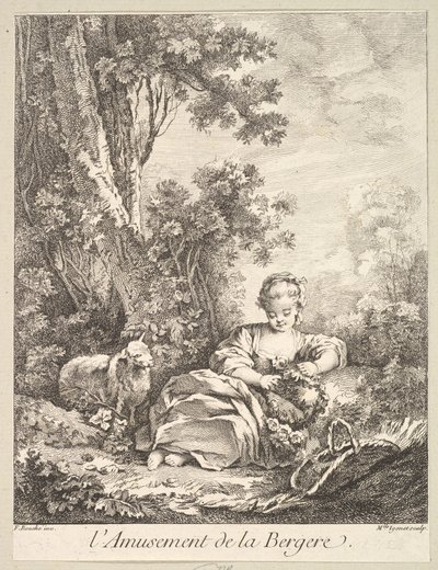 Il divertimento di una pastorella da Marie Madeleine Igonet