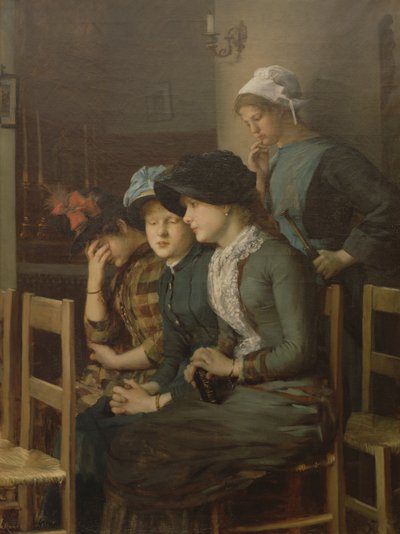 Ragazza giovane con oche da Marie Mrs Dujardin Beaumetz Petiet
