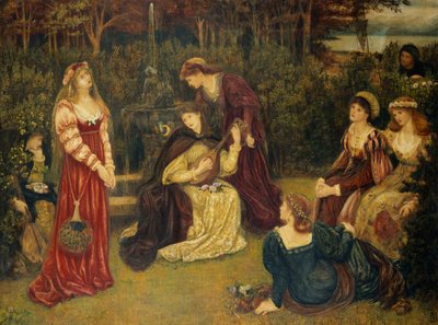Fiammetta che canta da Marie Spartali Stillman