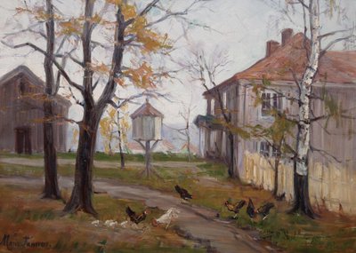 Il cortile a Voienvolden da Marie Tannæs