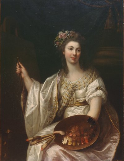 Francese: Allégorie de la peinture Allegoria della pittura da Marie Victoire Lemoine