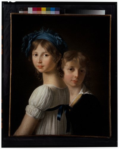 Ritratto di una sorella e del suo fratello minore da Marie Victoire Lemoine