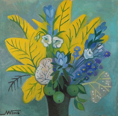 Bouquet botanico moderno da Marina Gorkaeva
