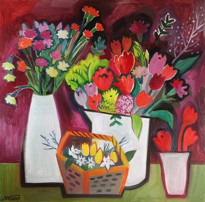 Mazzi di fiori dai colori vivaci da Marina Gorkaeva