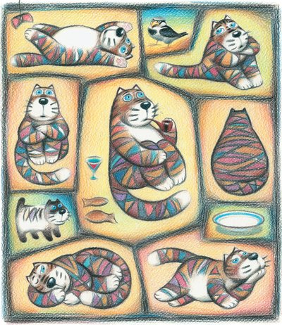 Giorno di un gatto da Marina Leskova