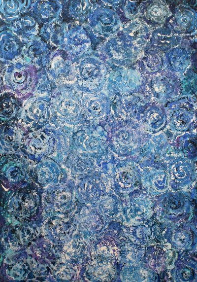 Rose blu astratte da Marina Nelson