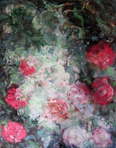 Giardino delle rose astratto da Marina Nelson