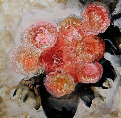 Rose dai colori vivaci e dalla trama ricca da Marina Nelson
