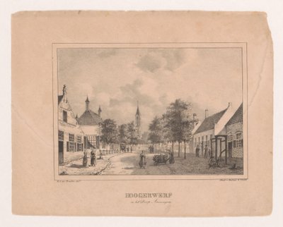 Veduta del villaggio di Amerongen (Hoogerwerf nel villaggio di Amerongen) da Marinus Adrianus van Straten