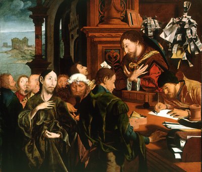 La vocazione di San Matteo da Marinus Claesz Reymerswaele van