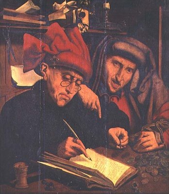 I riscossori delle tasse, dopo il dipinto di Quentin Massys da Marinus van Reymerswaele