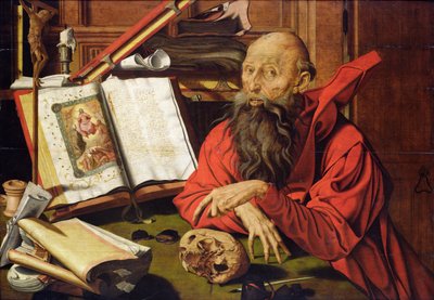 San Girolamo in meditazione da Marinus van Roejmerswaelen