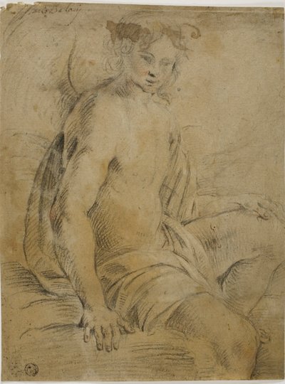 Angelo seduto da Mario Balassi
