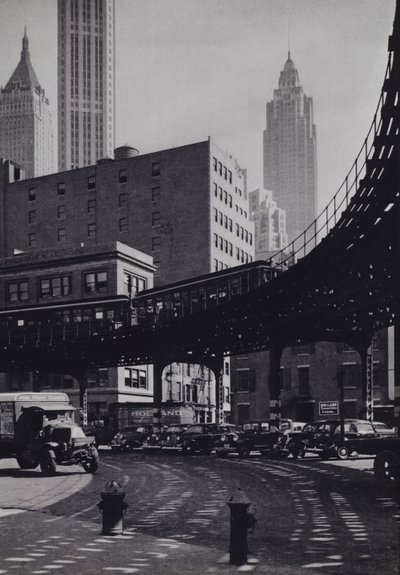 Manhattan: Coenties Slip, ferrovia sopraelevata da Mario Bucovich