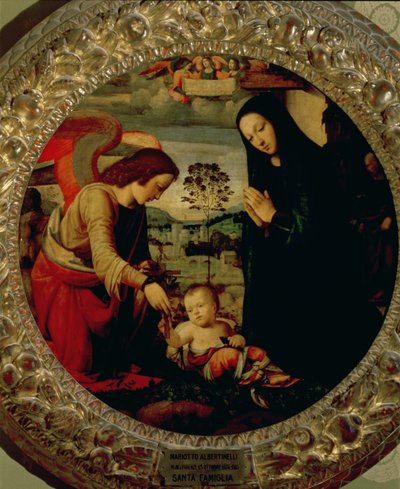 La Sacra Famiglia da Mariotto Albertinelli