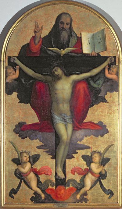La Santissima Trinità da Mariotto Albertinelli