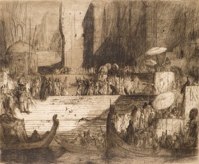 Cerimonia Funebre sul Gange da Marius Alexander Jacques Bauer