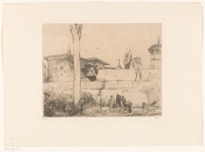 Palazzo Bachi-Seraï in Crimea da Marius Bauer (signed by artist)