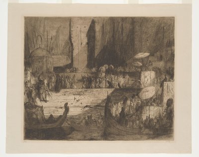 Un funerale sul Gange da Marius Bauer (signed by artist)