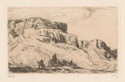 Carovana con cammelli in paesaggio desertico da Marius Bauer (signed by artist)