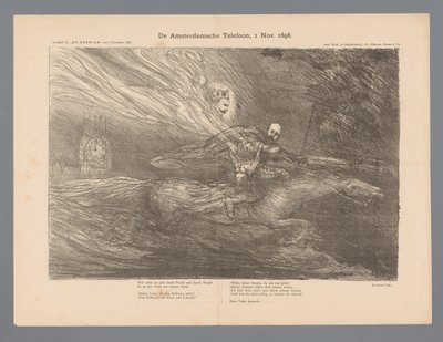 Il Telefono di Amsterdam, 1 Nov. 1896 da Marius Bauer