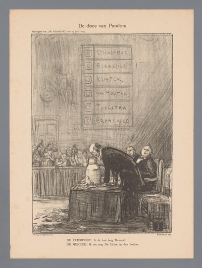 La scatola di Pandora da Marius Bauer