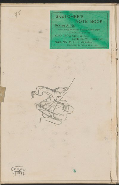 Gehockter Mann mit einem Affen da Marius Bauer