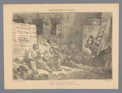Agitazione per il suffragio olandese da Marius Bauer