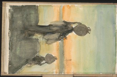 Wüstenlandschaft mit Wasserträgern da Marius Bauer