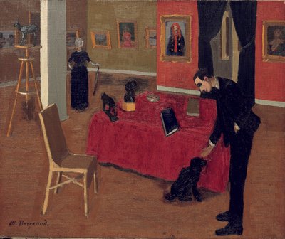 La Galerie Vallotton, 1914 da Marius Borgeaud