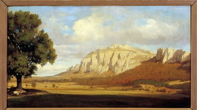 Veduta del massiccio di Sainte Baume da Marius Engaliere