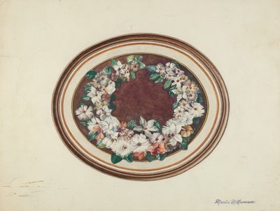 Corona di piume, c. 1940 da Marius Hansen