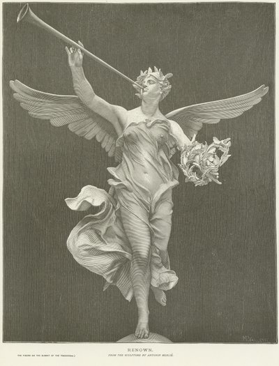 Allegoria della Fama da Marius Jean Antonin Mercie