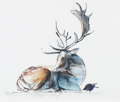 Cervo e uccello, 2006 da Mark Adlington