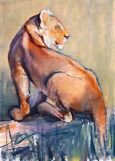 Sedia di tronco, 2019 da Mark Adlington