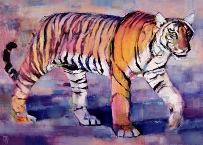 Tigre, Khana, India, 1999 da Mark Adlington