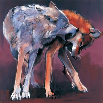 Due lupi, 2001 da Mark Adlington