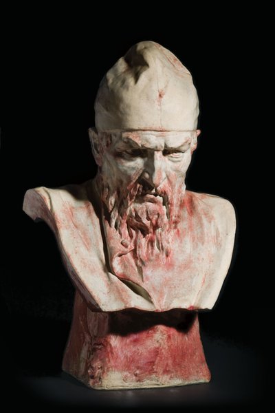 Un busto in ceramica di Ivan il Terribile, XIX secolo da Mark Antokolsky