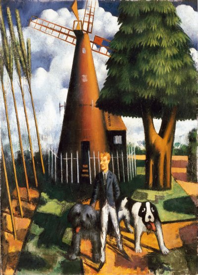 Gilbert Cannan e il suo mulino, 1916 da Mark Gertler