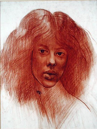 Testa di una ragazza da Mark Gertler