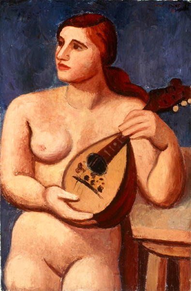 Nudo con Mandolino da Mark Gertler