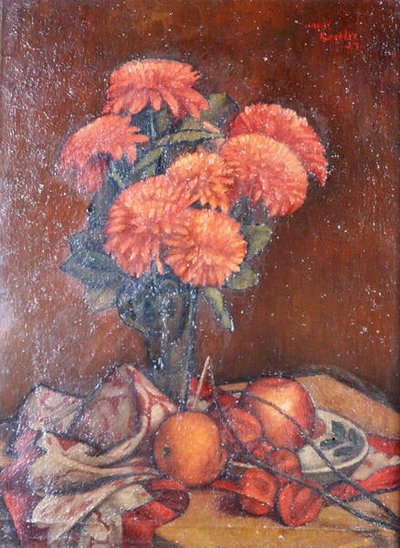 Natura morta con Crisantemi da Mark Gertler