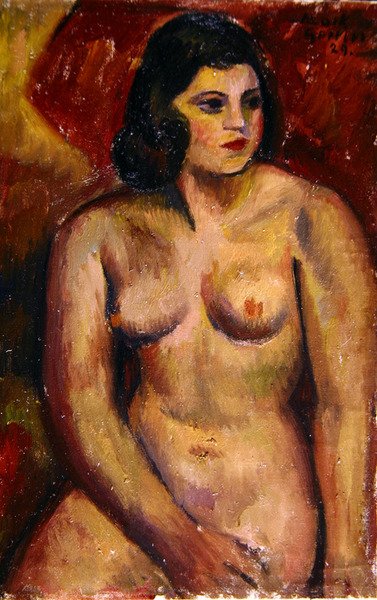 Studio di un nudo femminile da Mark Gertler