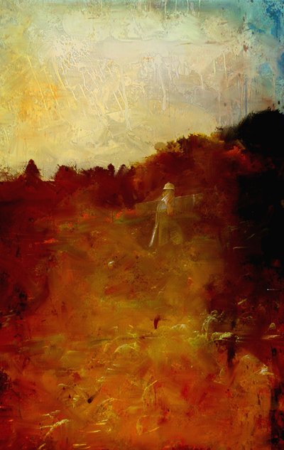 Spaventapasseri baciati dal sole a Calke da Mark Gordon