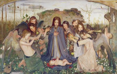 Madonna con Bambino e Angeli, c.1925 da Mark Lancelot Symons