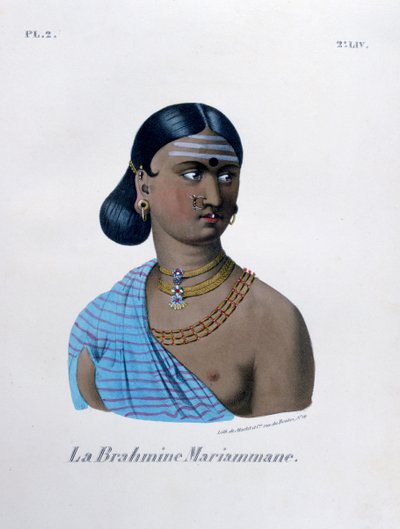 Brahmino Mariamman, 1828 da Marlet et Cie