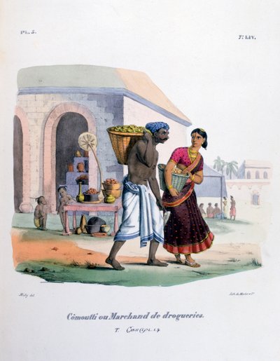 Mercante di ferramenta, 1828 da Marlet et Cie